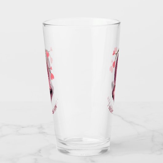 Aangepaste tekst - Grappig Romantic Sloth - Cheers Glas (Links)