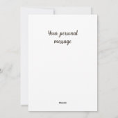 Aangepaste tekst Grappige forel is gaan vissen Feestdagenkaart (Achterkant)