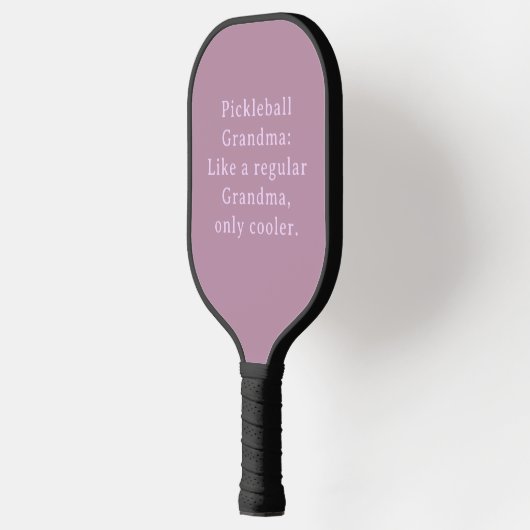 Aangepaste tekst Grappige oma Pickleball Paddle (Links)