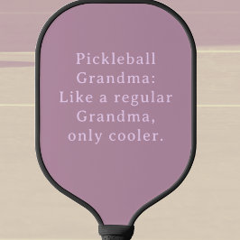 Aangepaste tekst Grappige oma Pickleball Paddle
