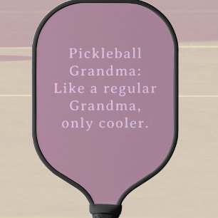 Aangepaste tekst Grappige oma Pickleball Paddle