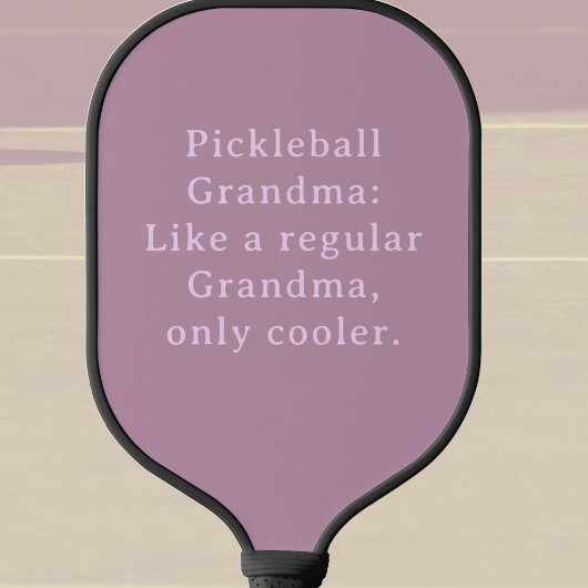 Aangepaste tekst Grappige oma Pickleball Paddle