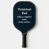 Aangepaste tekst Grappige papa Pickleball Paddle (Achterkant)
