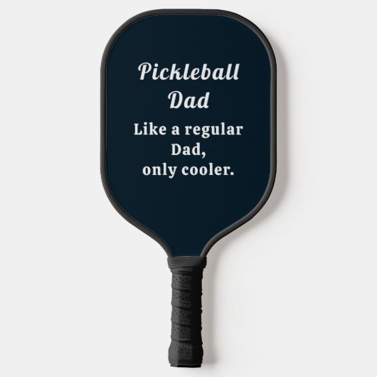 Aangepaste tekst Grappige papa Pickleball Paddle (Achterkant)