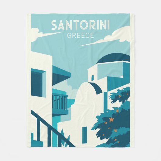 Aangepaste tekst Griekenland Fleece Deken (Voorkant)