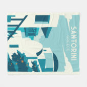 Aangepaste tekst Griekenland Fleece Deken (Voorkant (Horizontaal))