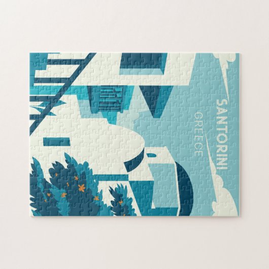 Aangepaste tekst Griekenland Legpuzzel (Horizontaal)