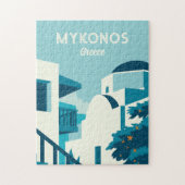 Aangepaste tekst Griekenland Legpuzzel (Verticaal)