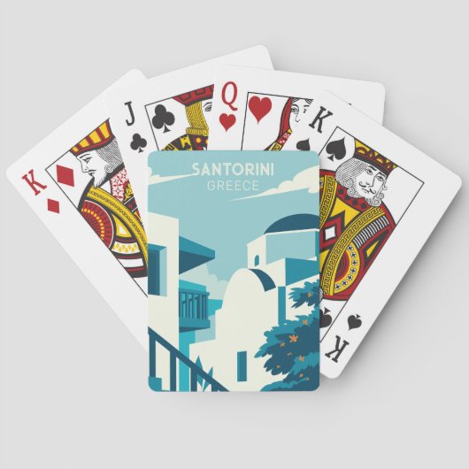 Aangepaste tekst Griekenland Pokerkaarten (Achterkant)