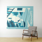 Aangepaste tekst Griekenland Wandkleed (In Situ (horizontaal))