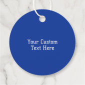 Aangepaste tekst Grieks patroon Evil Eye Nazar Bedankjes Labels (Achterkant)