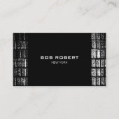 AANGEPASTE TEKST - Grijze stenen Visitekaartje (Voorkant)