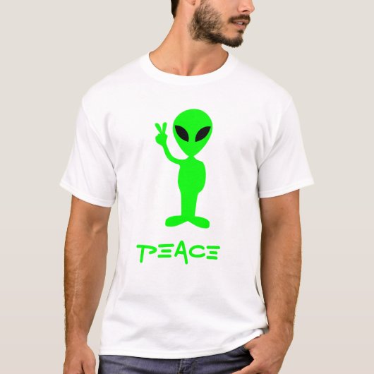 Aangepaste tekst Groen Man klein T-shirt (Voorkant)
