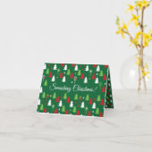 Aangepaste tekst Groene 💚 🤍, rood, witte tennis Kaart (Gele Bloem)