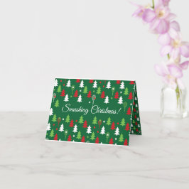 Aangepaste tekst Groene 💚 🤍, rood, witte tennis Kaart