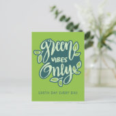 Aangepaste tekst groene vensters briefkaart (Staand voorkant)