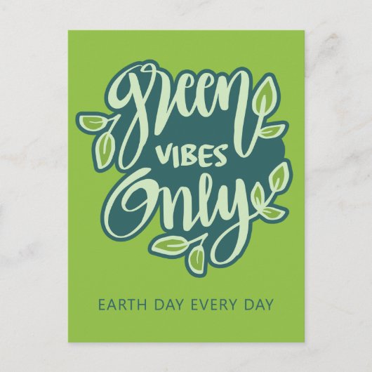 Aangepaste tekst groene vensters briefkaart (Voorkant)