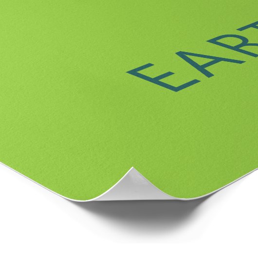 Aangepaste tekst groene vensters poster (Hoek)