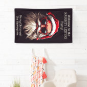 Aangepaste tekst Grumpy Santa Spandoek (Insitu)