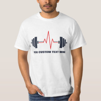Aangepaste Tekst Gym Fitness Motivatie T-shirt