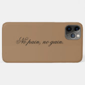 Aangepaste tekst | gym motivatie | En Lichtbruin, Case-Mate iPhone Case (Achterkant (horizontaal))