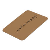 Aangepaste tekst | gym motivatie | en lichtbruin, magneet (Linkerzijde)