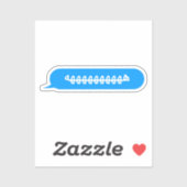 Aangepaste tekst Haha Grappige Arabische tekst Bub Sticker (Vel)