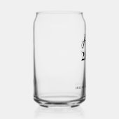 Aangepaste tekst Hallo 2027 Oud en Nieuw-feest Blikvorm Glas (Rechts)