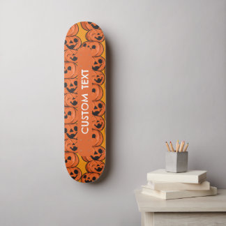 Aangepaste Tekst Halloween Gelukkige Pompoenen Per Persoonlijk Skateboard