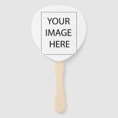 Aangepaste tekst handwaaier (Achterkant)