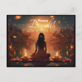 Aangepaste tekst 🤩 Happy Diwali Briefkaart (Voorkant)