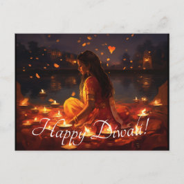 Aangepaste tekst 🤩 Happy Diwali Briefkaart