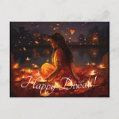 Aangepaste tekst 🤩 Happy Diwali Briefkaart (Voorkant)