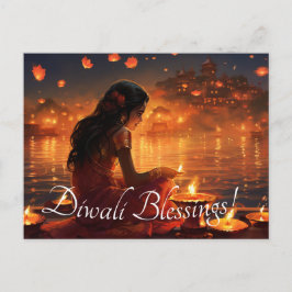 Aangepaste tekst 🤩 Happy Diwali Briefkaart