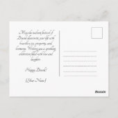 Aangepaste tekst 🤩 Happy Diwali Briefkaart (Achterkant)