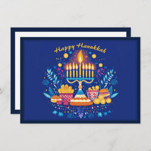 Aangepaste tekst Happy Hanukkah✡️, Feestdagenkaart