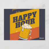 aangepaste tekst happy hour briefkaart (Achterkant)