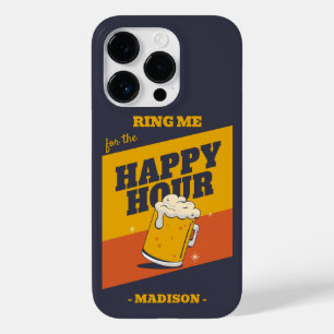 aangepaste tekst happy hour Case-Mate iPhone 14 pro hoesje