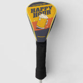 aangepaste tekst happy hour golfheadcover (Voorkant)