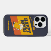 Aangepaste tekst Happy Hour iPhone Hoesje (Achterkant horizontaal)