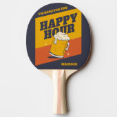 aangepaste tekst happy hour tafeltennisbatje (Achterkant)