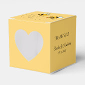 Aangepaste tekst Happy Love Bees Bedankdoosjes (Voorkant Zijde)