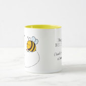 Aangepaste tekst Happy Love Bees Mok (Midden)