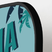 Aangepaste tekst "Havana Nights" Pickleball Paddle (Links Detail)