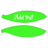 Aangepaste tekst heldergroen vlak basketbal (Panelen)