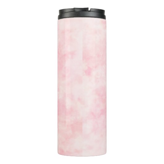 Aangepaste tekst Hemelse Roze Nevel Thermische Tum Thermosbeker (Achterkant)