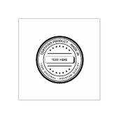 Aangepaste tekst hier 100% origineel gemaakt in Je Rubberstempel (Afrduk)