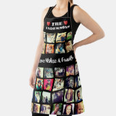 Aangepaste tekst hier foto's collage T-Shirt Schort (Insitu)