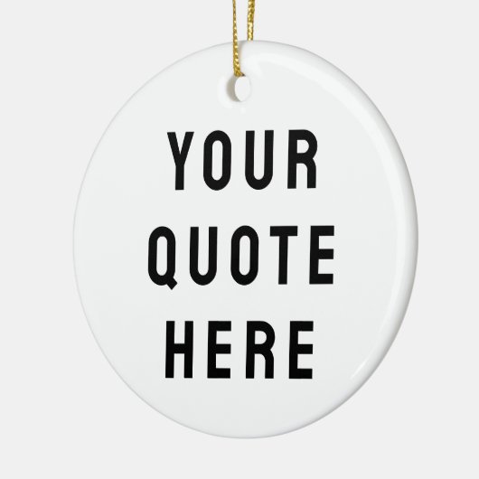 Aangepaste tekst hier Gepersonaliseerde tekst Cade Keramisch Ornament (Links)