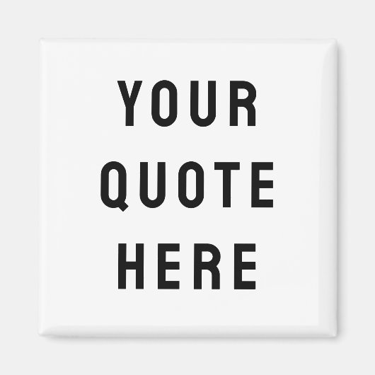 Aangepaste tekst hier Personaliseren Funny Magneet (Voorkant)